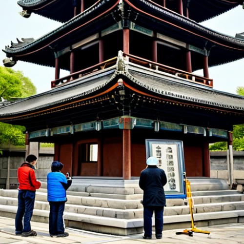 The Diagnostic Phase**

"A team of professionals meticulously examining an ancient stone pagoda, using digital calipers and tablets, surrounded by scaffolding, appropriate attire, perfect anatomy, correct proportions, natural pose, safe for work, well-lit, daytime, professional, fully clothed, family-friendly, high-resolution photograph."

**